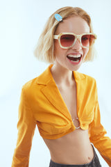 BEEHIVE IVORY RED
